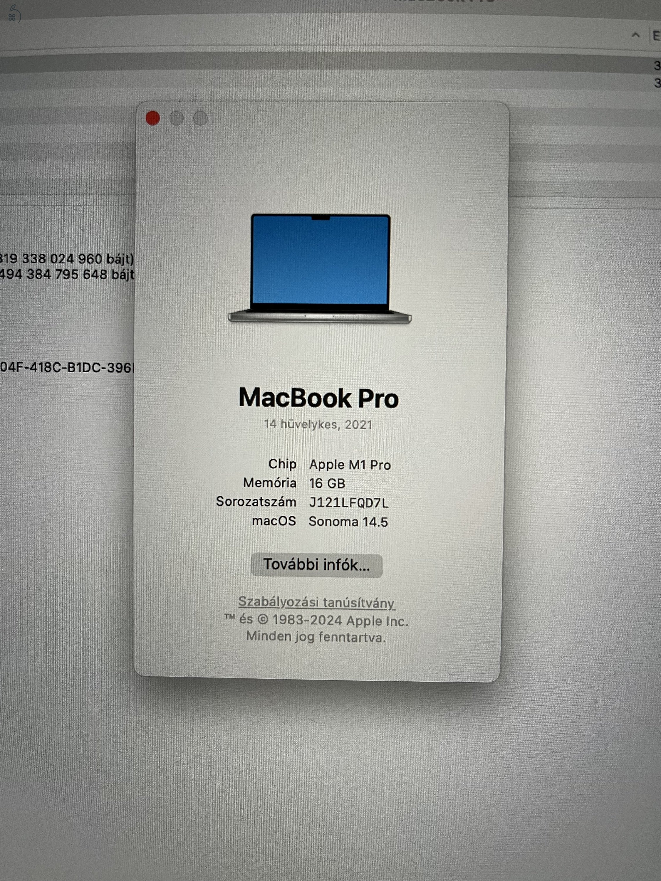 Apple Macbook pro m1pro