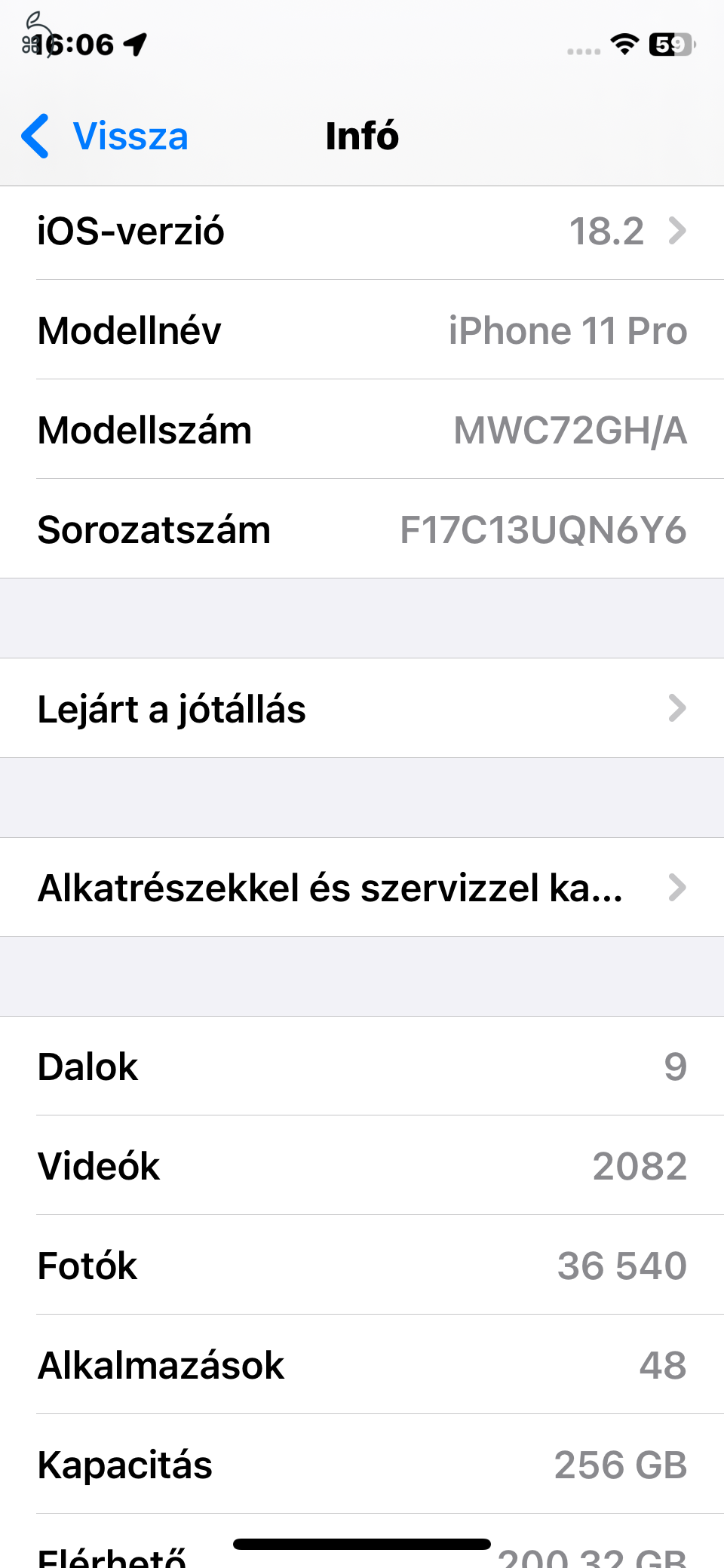 iPhone 11 Pro space gray 256gb független