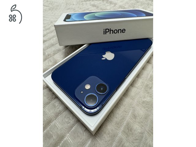 iPhone 12 Mini, Blue, 128Gb, 100% akkumulátor, Független