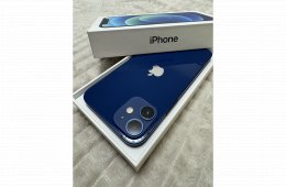 iPhone 12 Mini, Blue, 128Gb, 100% akkumulátor, Független