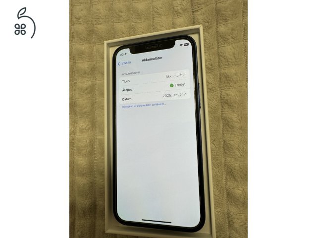 iPhone 12 Mini, Blue, 128Gb, 100% akkumulátor, Független