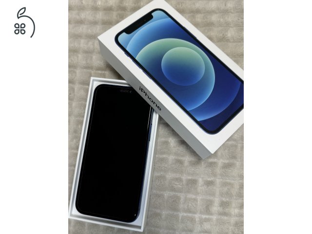 iPhone 12 Mini, Blue, 128Gb, 100% akkumulátor, Független