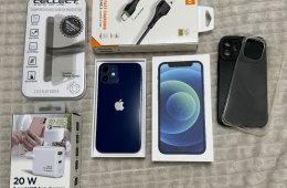 iPhone 12 Mini, Blue, 128Gb, 100% akkumulátor, Független