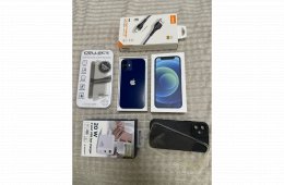 iPhone 12 Mini, Blue, 128Gb, 100% akkumulátor, Független