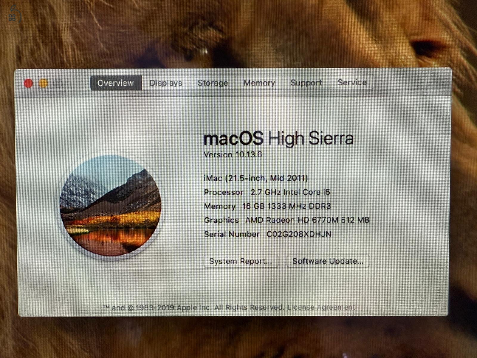 iMac 2.7 GHz i5 16GB RAM