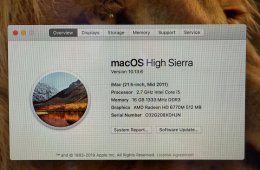 iMac 2.7 GHz i5 16GB RAM