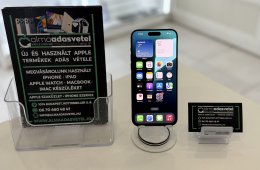 iPhone 15 Pro Max 1TB Fekete Független Megkímélt/1-3 hónap gar./p3973