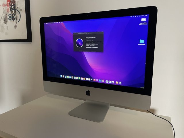 Imac 21.5 inch - I5 pocesszor 16GB