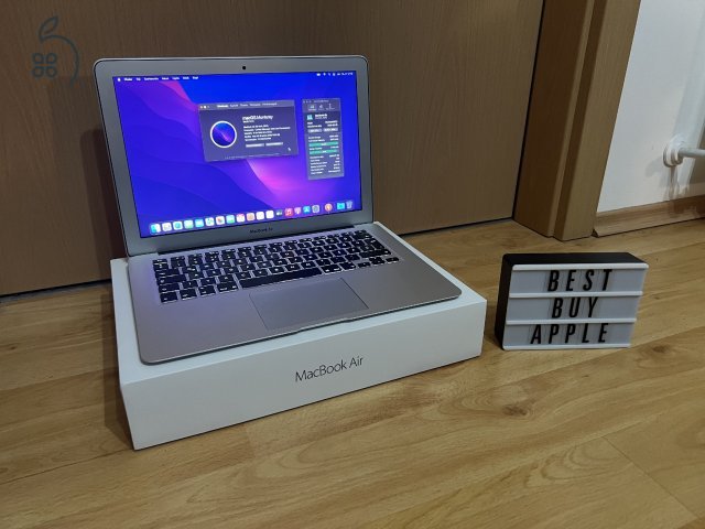 2017 MacBook Air 13 / i5 / 8GB / 128GB SSD / Magyar / 91% Aksi / Korrekt Áron Eladó ! ! !