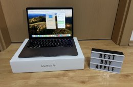 2019 Retina MacBook Air 13 / i5 1.6GHz / 8GB / 256GB SSD / Magyar / Space Gray / Új Aksi / Eladó