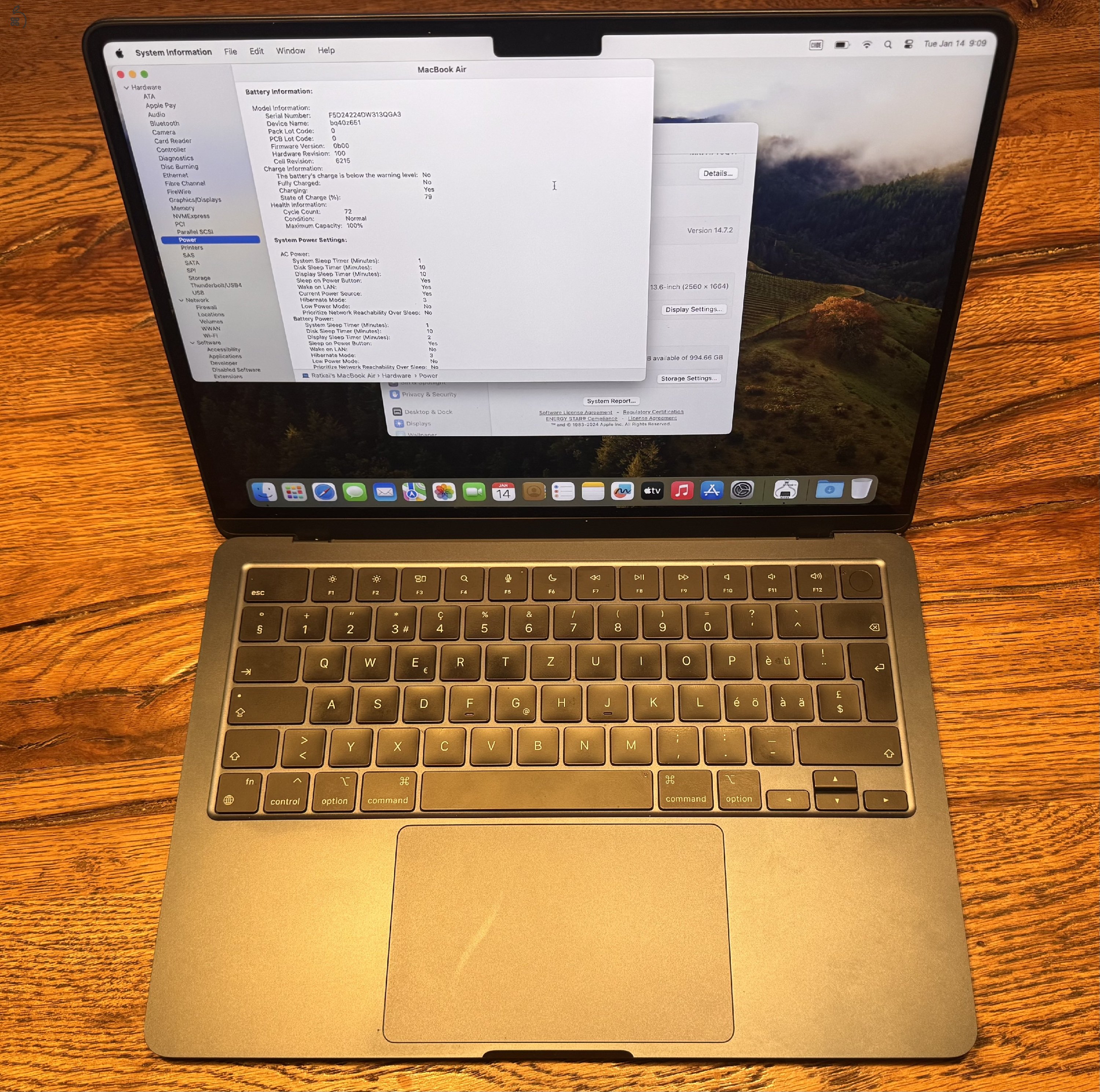 MacBook Air 2023 M2 16GB 1TB