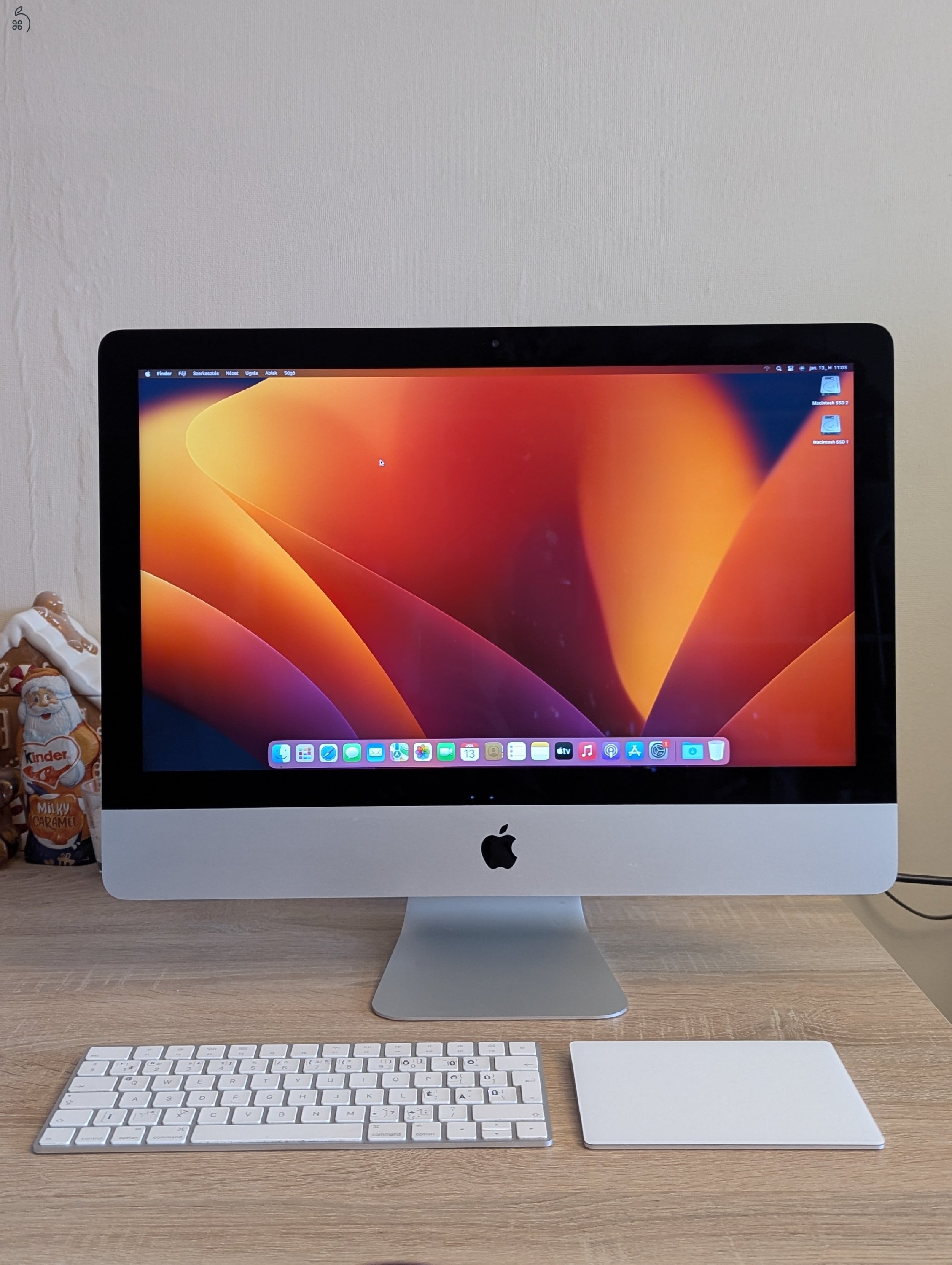 iMac 2017 4K CTO i7 minden tartozékával