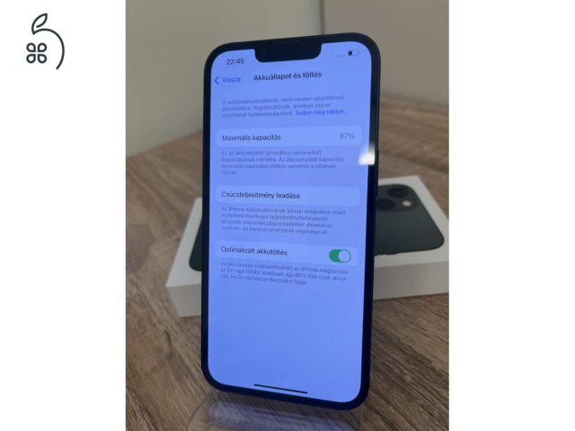 Iphone 13 128GB Zöld Nagyon Szép Állapotban, Üzletből Garanciával