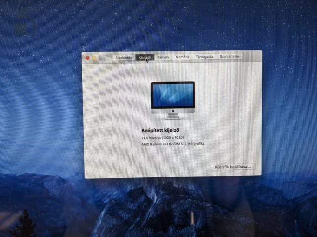 iMac 2011 i5 2.7GHz 8GB DVD meghajtó hibás