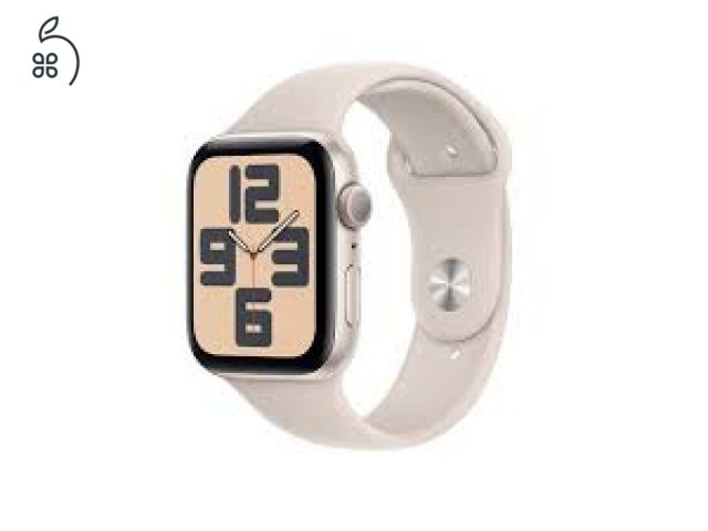 HIBÁTLAN Apple Watch SE 2 GPS 44mm Starlight - 1 ÉV GARANCIA, 100% Akkumulátor, BB01