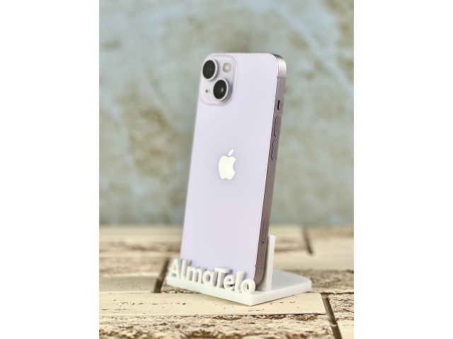 Apple iPhone 14 128 GB Purple 100% akku - 24 hónap Garancia