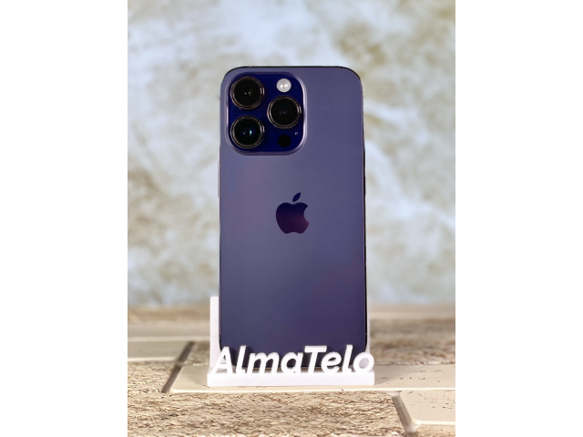 Apple iPhone 14 Pro 128 GB Deep Purple 100% akku - 24 hónap Garancia