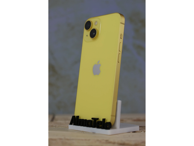 Apple iPhone 14 128 GB Yellow 90% akku - 24 hónap Garancia