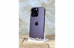 Apple iPhone 14 Pro 128 GB Deep Purple 100% akku - 24 hónap Garancia