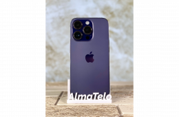 Apple iPhone 14 Pro 128 GB Deep Purple 100% akku - 24 hónap Garancia