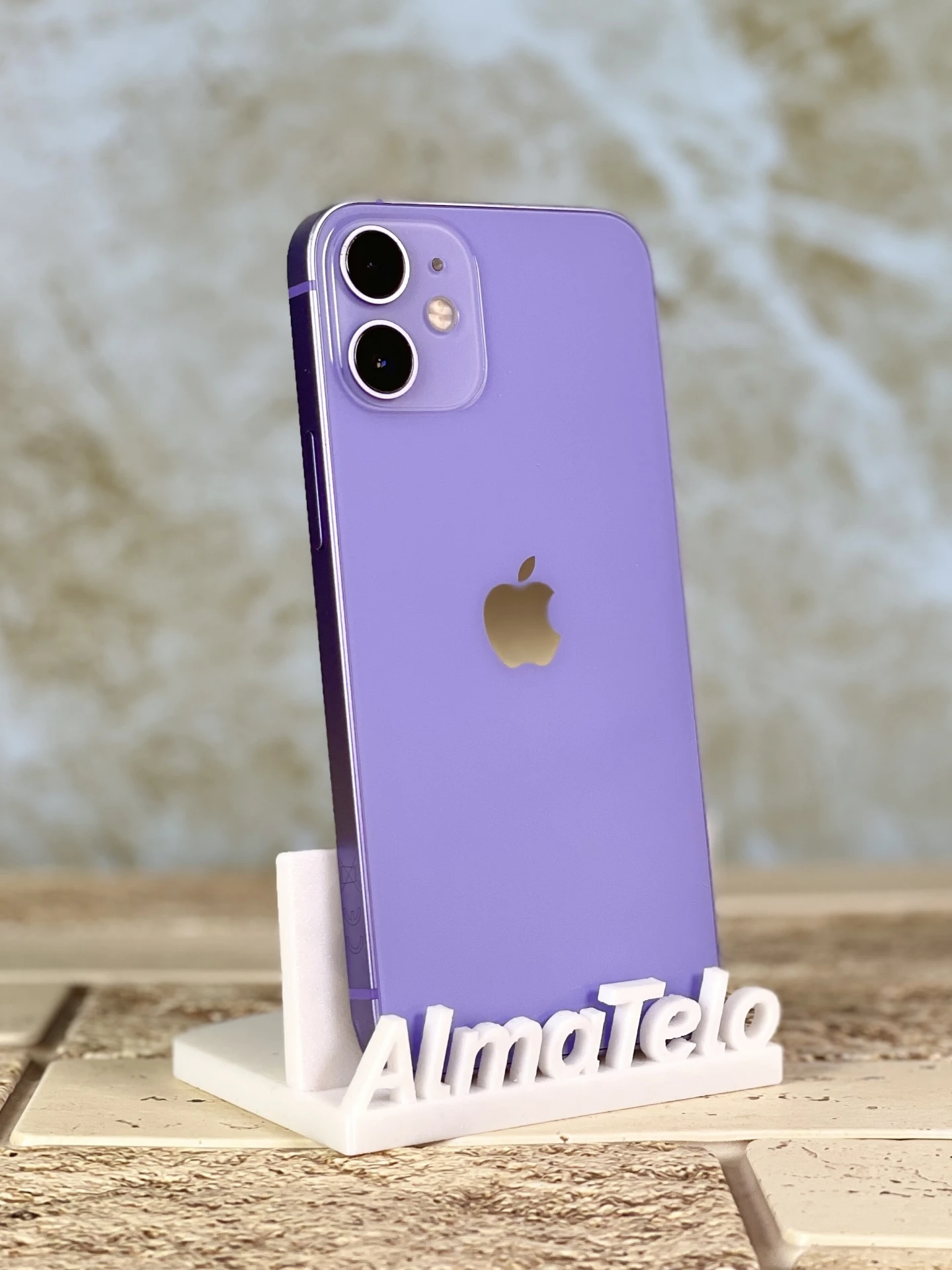 Apple iPhone 12 Mini 64 GB Purple 100% akku - 24 hónap Garancia