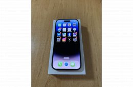 Eladó iPhone 14 Pro lila 128 GB - kártyafüggetlen