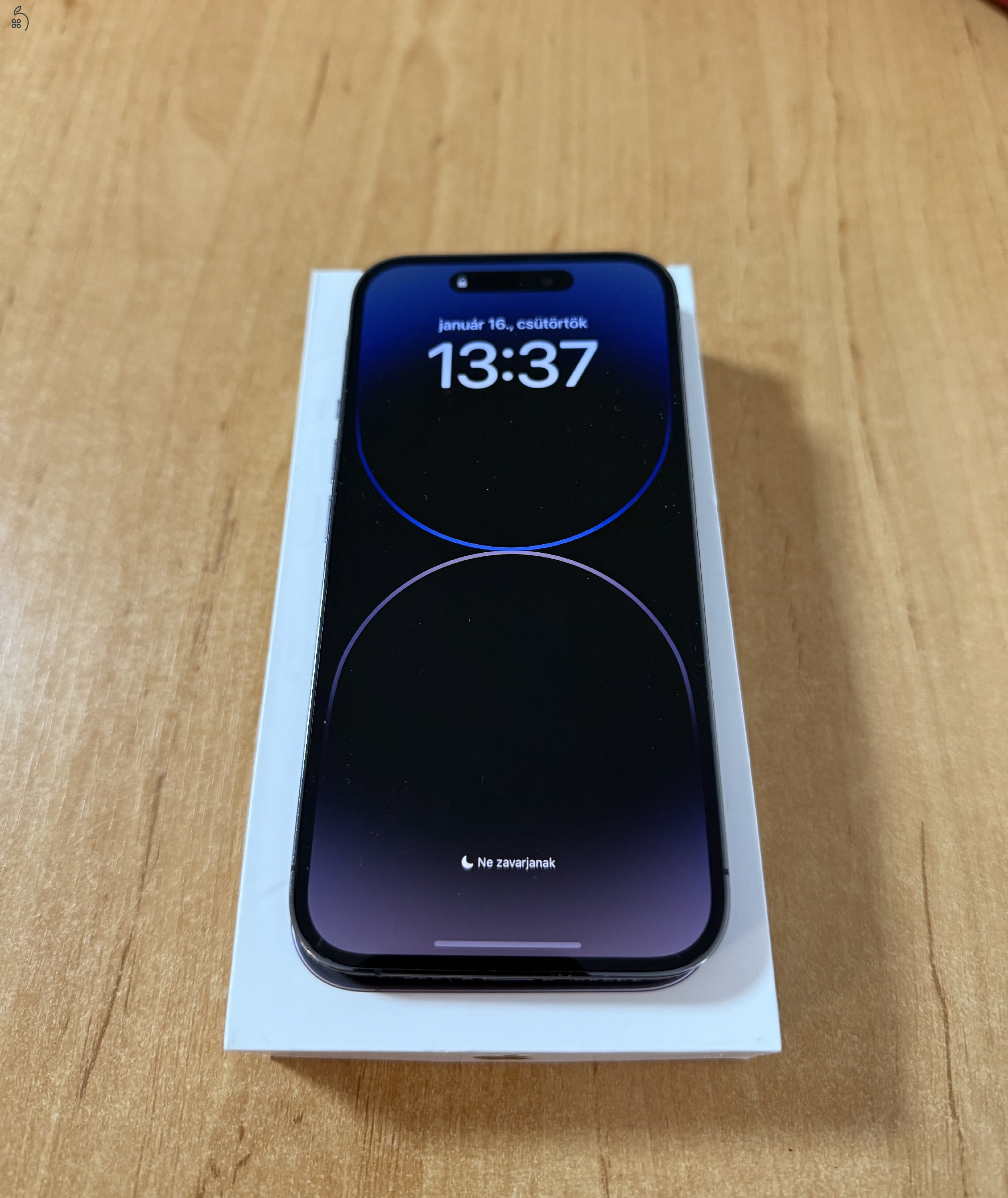 Eladó iPhone 14 Pro lila 128 GB - kártyafüggetlen