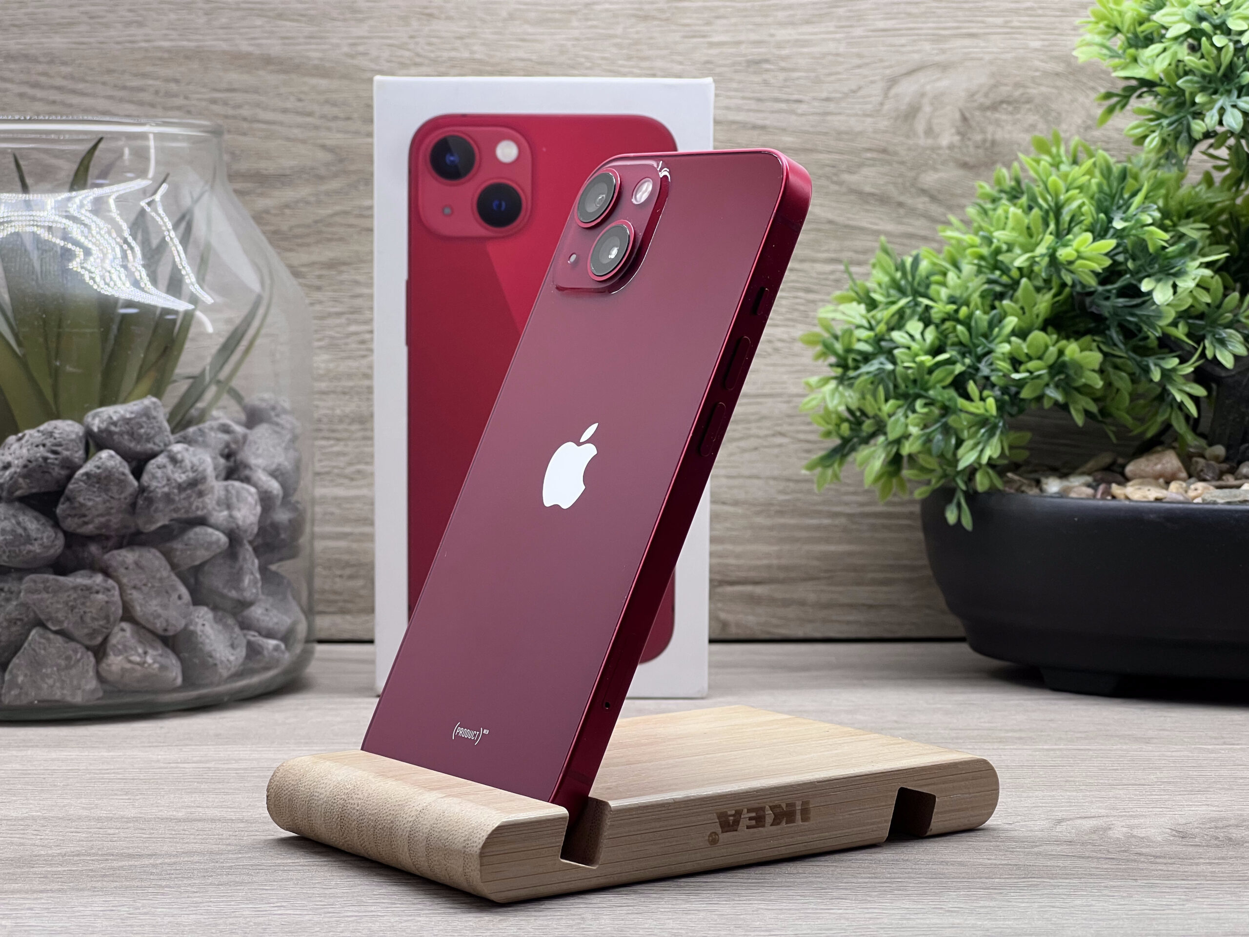 iPhone 13 Red 128GB 2 ÉV Garanciával Számlával Aksi 96%