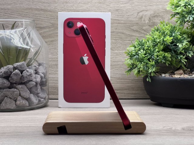 iPhone 13 Red 128GB 2 ÉV Garanciával Számlával Aksi 96%