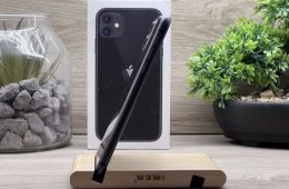 iPhone 11 Black 64GB 2 ÉV Garanciával Számlával Aksi 100%