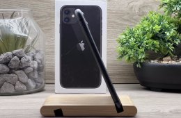 iPhone 11 Black 64GB 2 ÉV Garanciával Számlával Aksi 100%