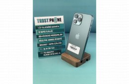 !! 1 ÉV GARANCIA !! iPhone 13 Pro Max Alpine Green 128 GB – TRU8183VA – 100% AKKU – ÚJ 60Hz Kijelző