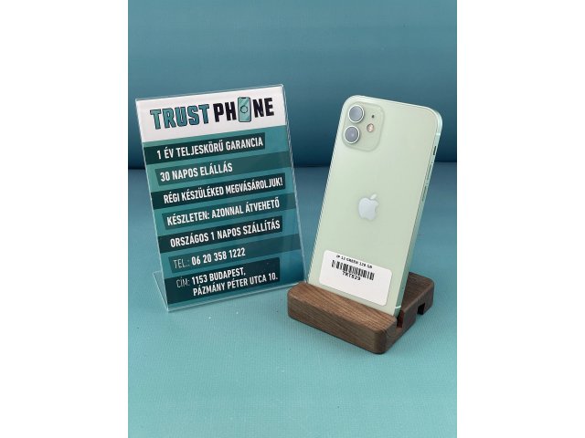 !! 1 ÉV GARANCIA !! iPhone 12 Green 128 GB – TRT829 – 100% AKKU