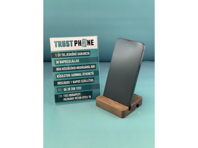 !! 1 ÉV GARANCIA !! iPhone 13 Pro Graphite 128 GB – TRT458 – 100% AKKU