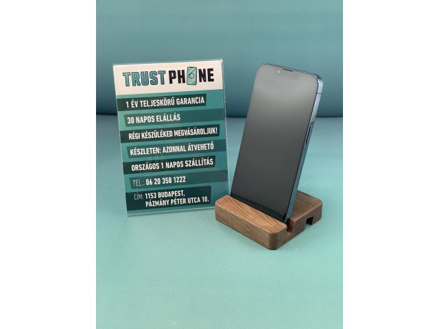 !! 1 ÉV GARANCIA !! iPhone 13 Pro Blue 128 GB – TRT984 – 100% AKKU