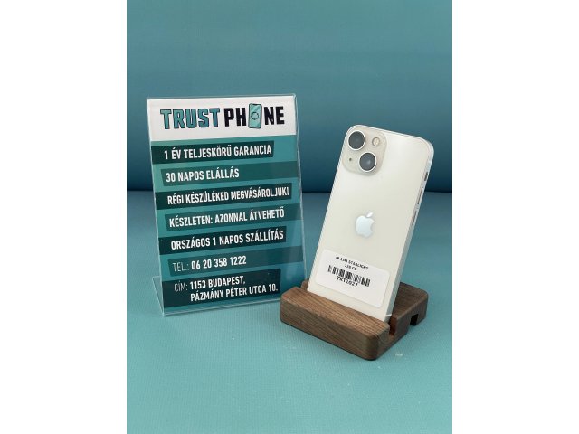 !! 1 ÉV GARANCIA !! iPhone 13 Mini Starlight 128 GB – TRT1027 – 100% AKKU