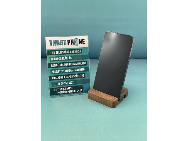 !! 1 ÉV GARANCIA !! iPhone 13 Pro Max Graphite 128 GB – TRT1089 – 100% AKKU