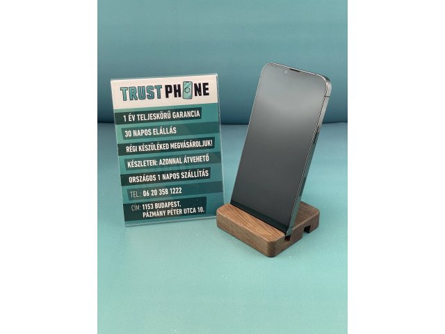 !! 1 ÉV GARANCIA !! iPhone 13 Pro Max Graphite 128 GB – TRT1090 – 100% AKKU