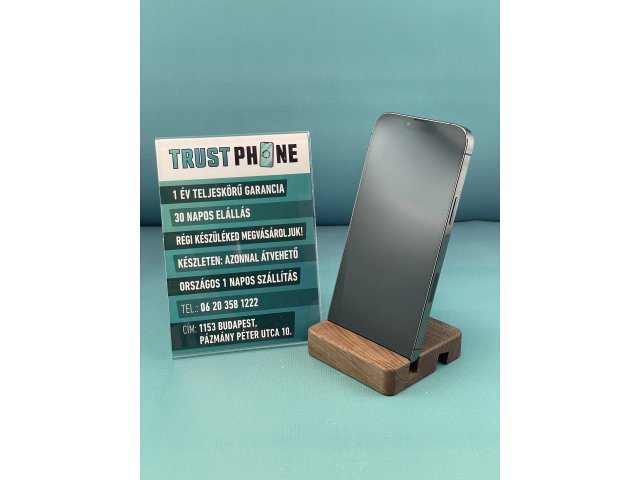 !! 1 ÉV GARANCIA !! iPhone 13 Pro Max Graphite 128 GB – TRT1091 – 100% AKKU