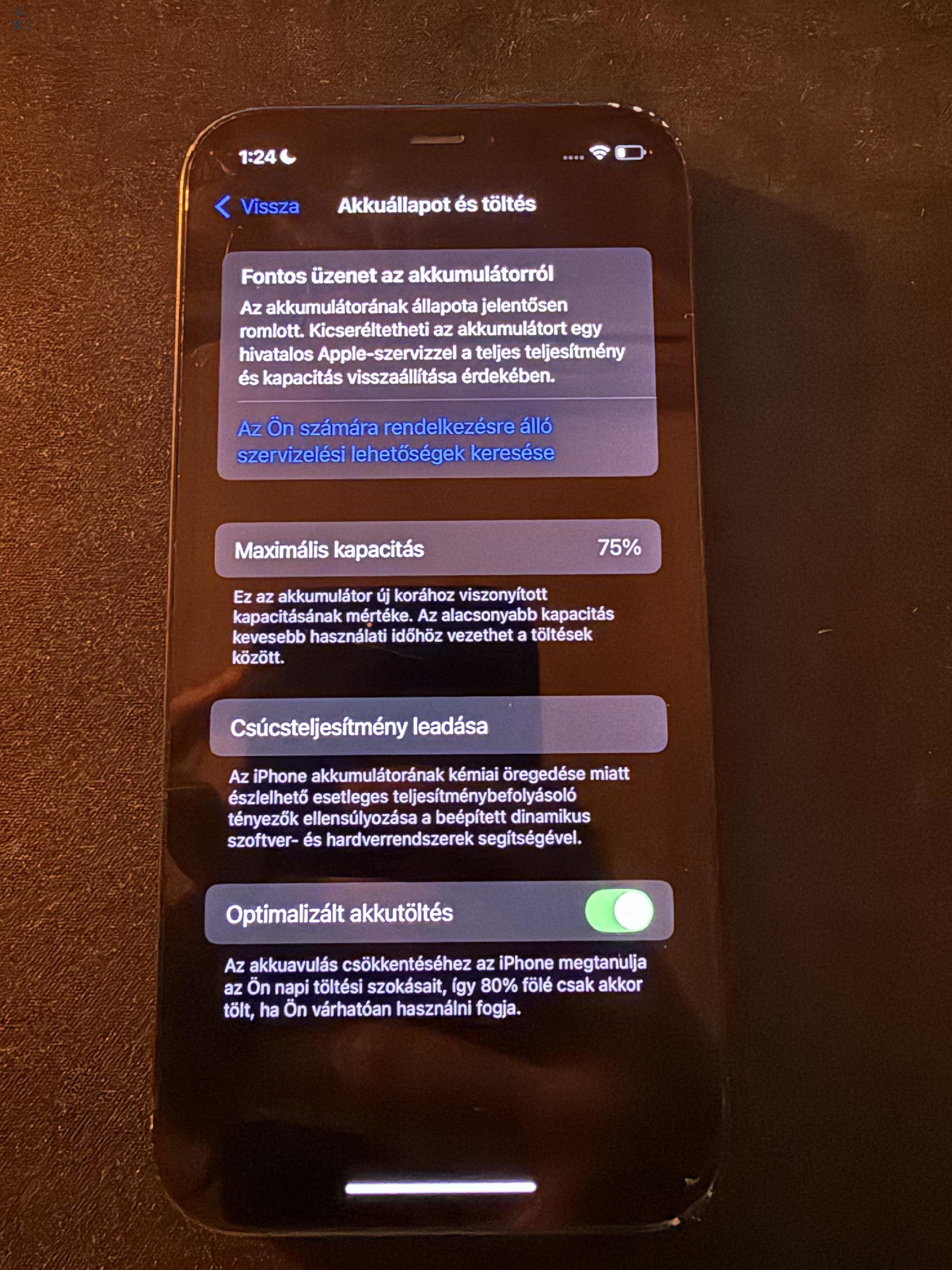 iPhone 12, 64gb, fekete