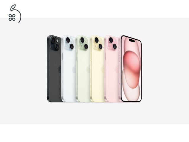  iPhone 15 Plus - 128 GB - Összes szín bontatlan, gyári független - 1év Apple garancia