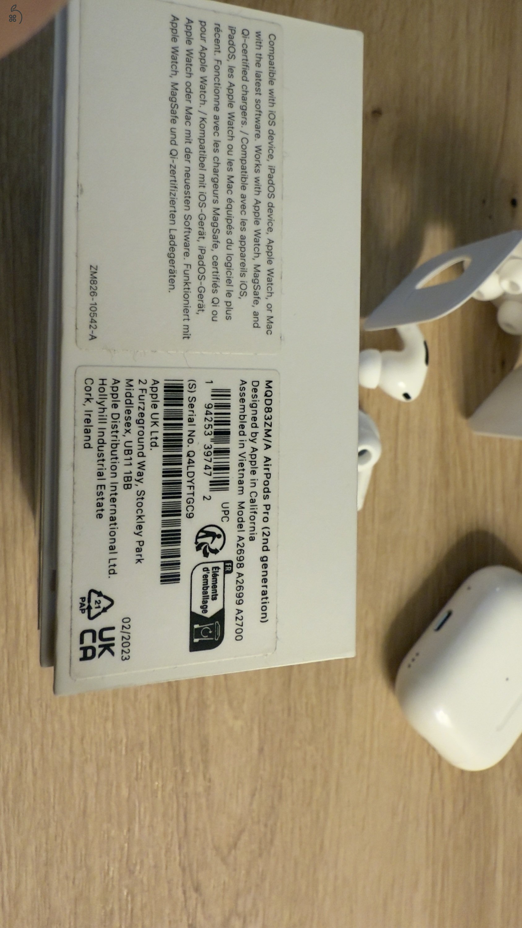 AirPods Pro 2nd gen. Magsafe- Lightning