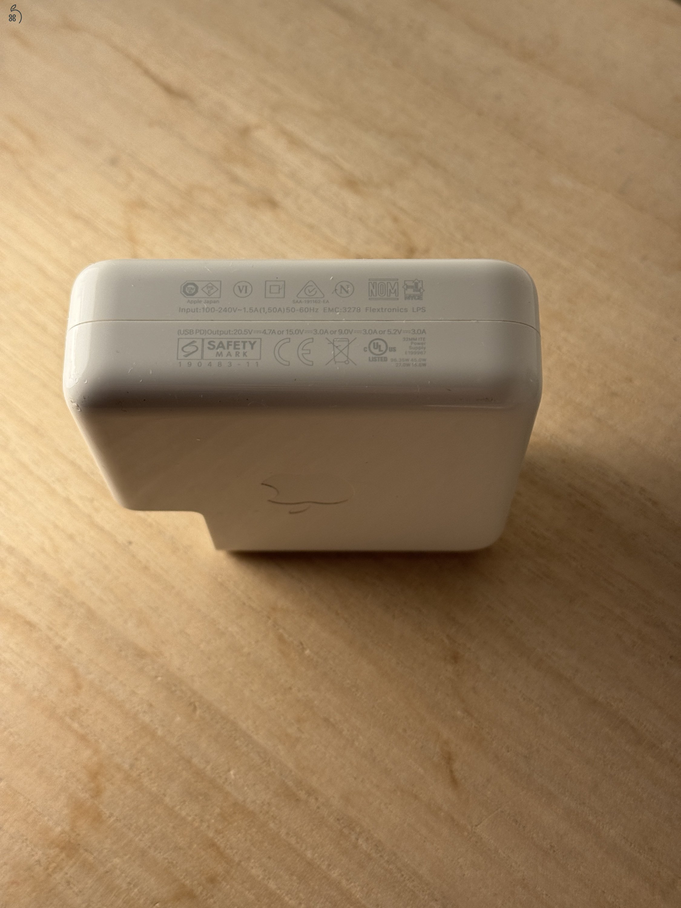 96W Apple töltő adapter +EU fej