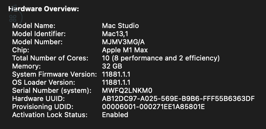 Mac Studio M1 Max 32/512GB eladó