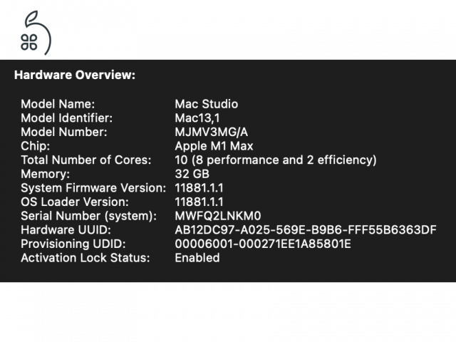 Mac Studio M1 Max 32/512GB eladó