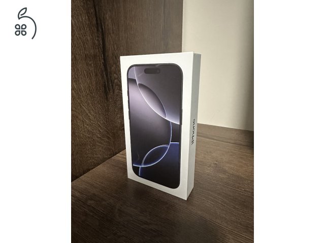 ÚJ, bontatlan iPhone 16 PRO 128GB black KÁRTYAFÜGGETLEN! 1 év Apple garancia!