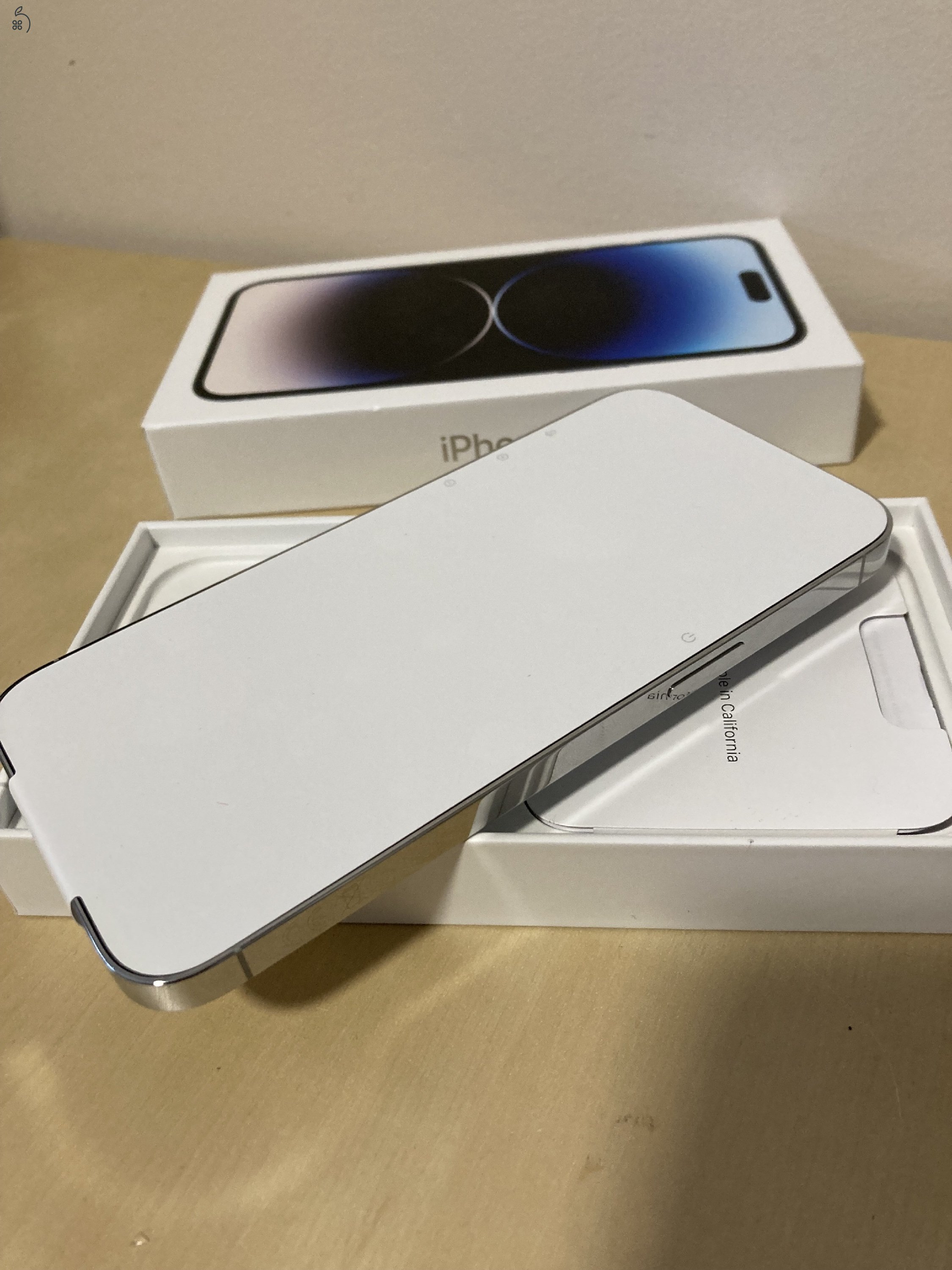 VADONATÚJ iPhone 14 PRO MAX 128GB silver KÁRTYAFÜGGETLEN! Garancia!