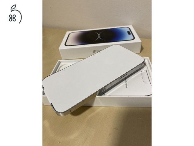 VADONATÚJ iPhone 14 PRO MAX 128GB silver KÁRTYAFÜGGETLEN! Garancia!