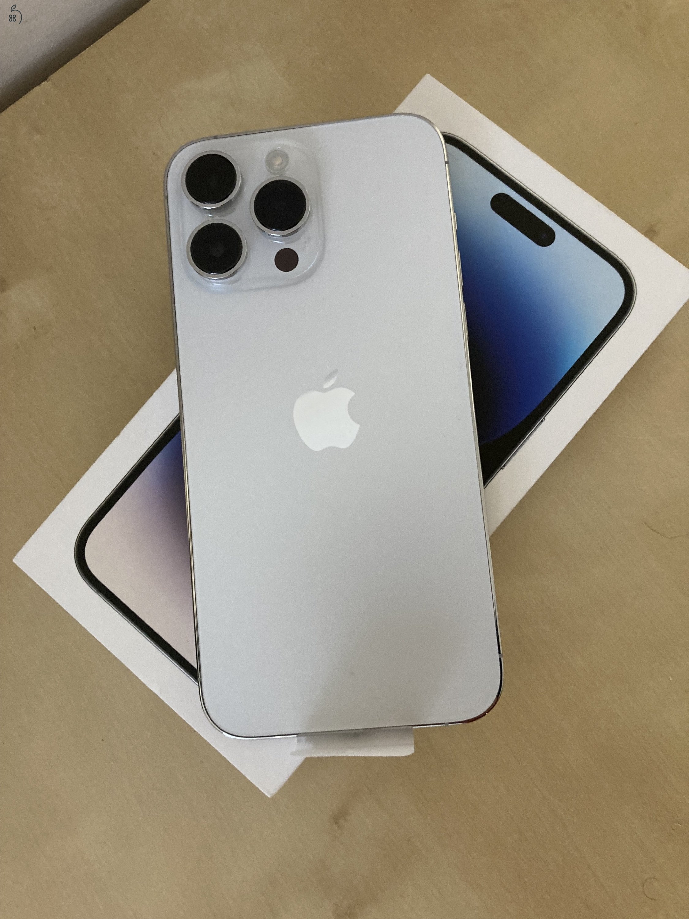 VADONATÚJ iPhone 14 PRO MAX 128GB silver KÁRTYAFÜGGETLEN! Garancia!