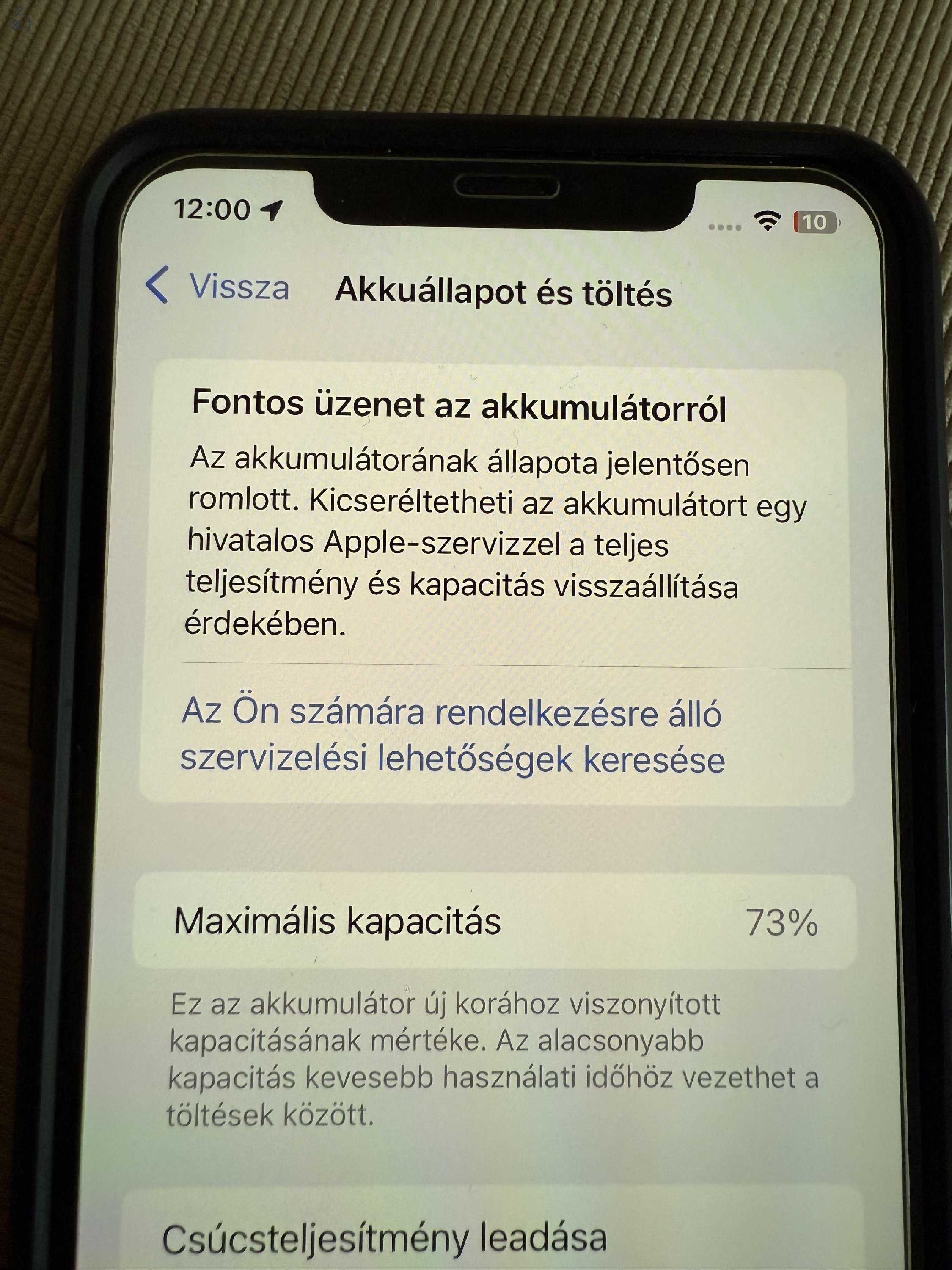 Iphone 11 Pro Max 64GB kiváló állapotban 